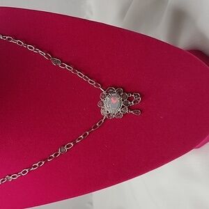 Ethiopian Opal and Diamond Neckace